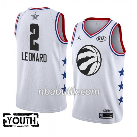 NBA Børn Trøje Toronto Raptors Kawhi Leonard 2 2019 All-Star Jordan Brand Hvid Swingman NBA Børn Trøje Toronto Raptors Kawhi Leonard 2 2019 All-Star Jordan Brand Hvid Swingman